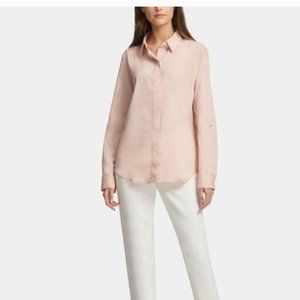 DKNY button down pink blouse - XL